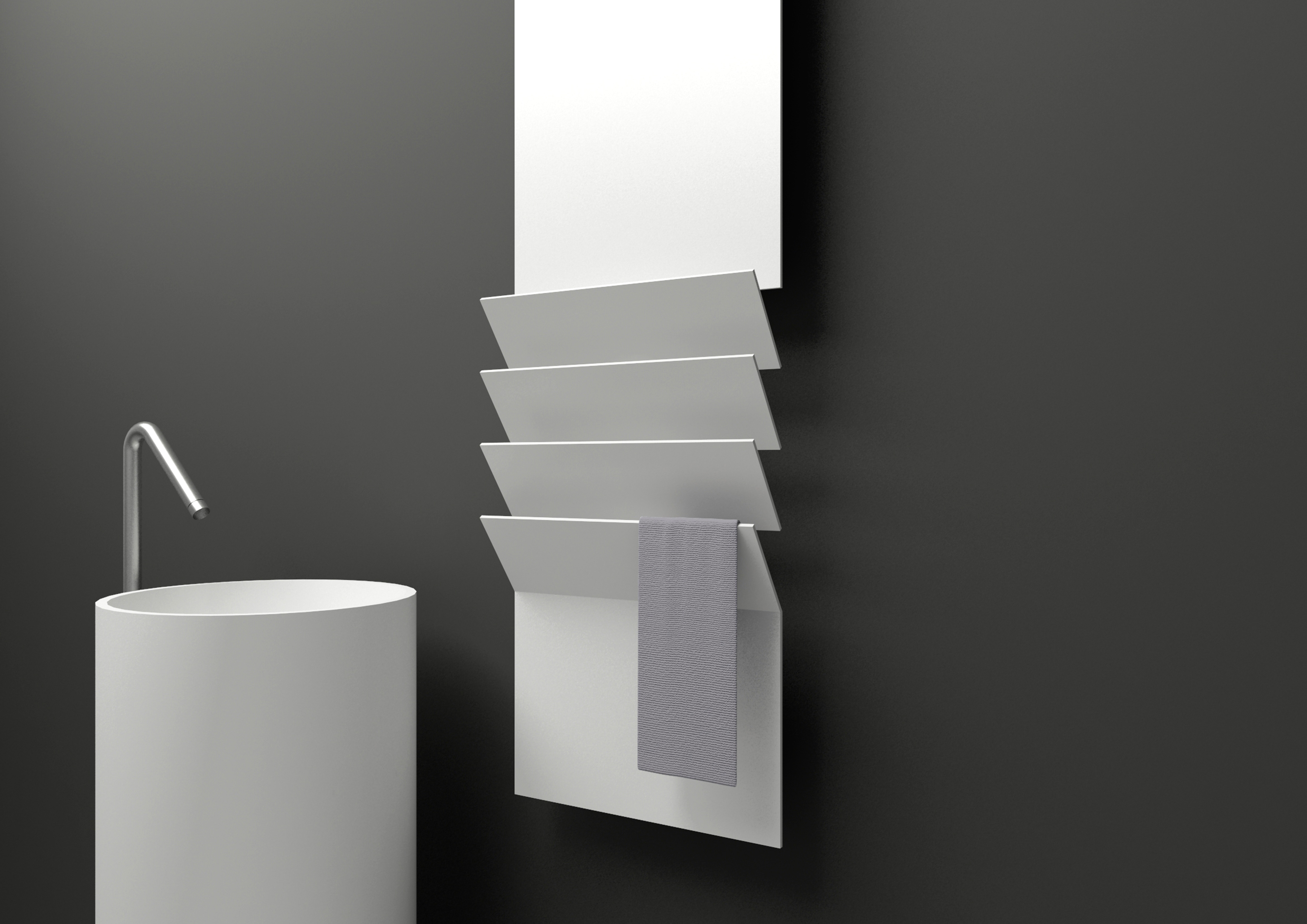 Designový radiátor Flaps